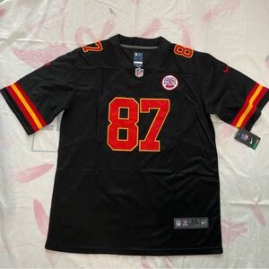 NFL Kansas City Chiefs # 87 Travis Kelce Black Jersey
